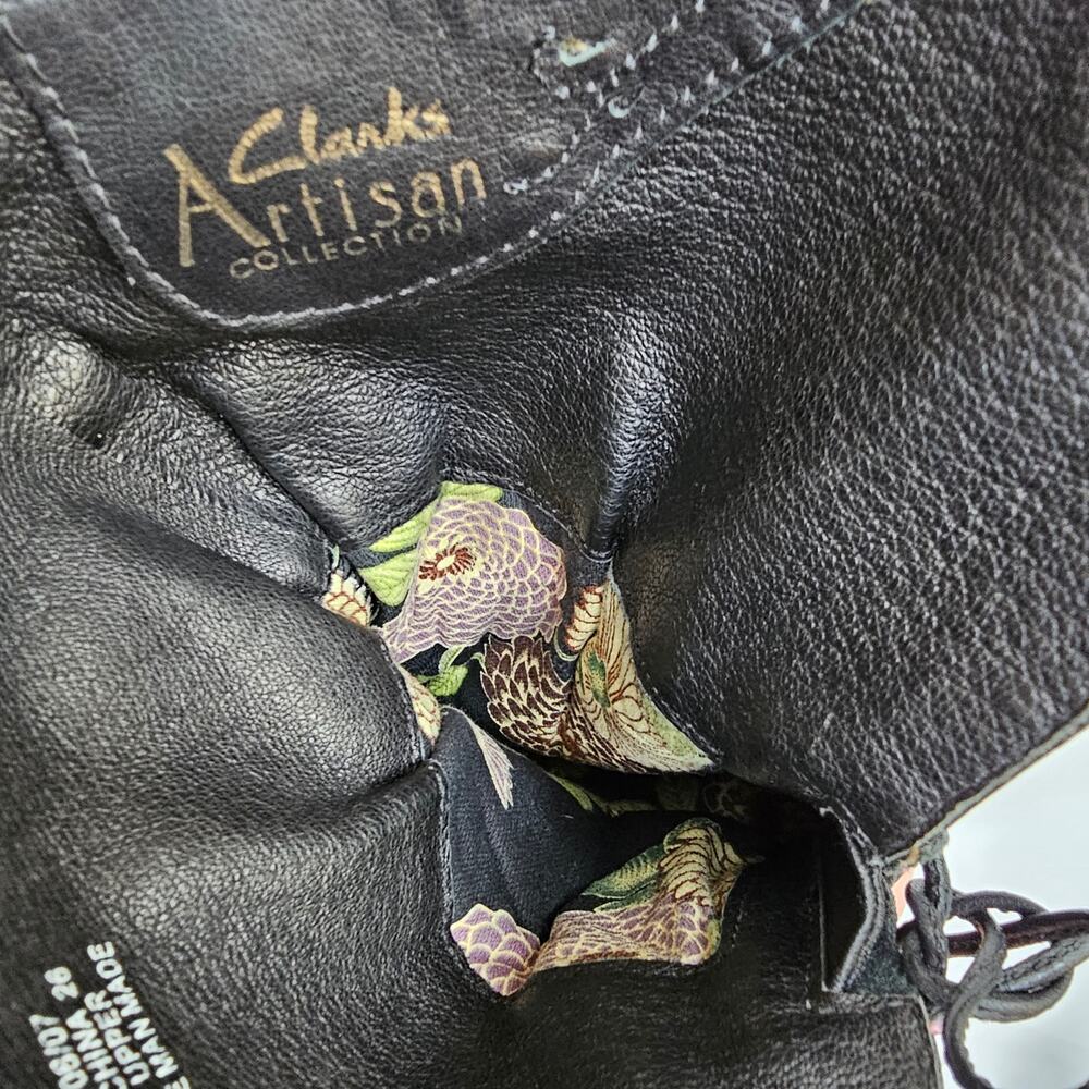 Clarks 6.5 Mid-Calf Leather Steampunk , Fairygrunge 90S Y2K - Picture 4 of 7